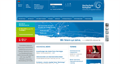 Desktop Screenshot of hochschule-kempten.de